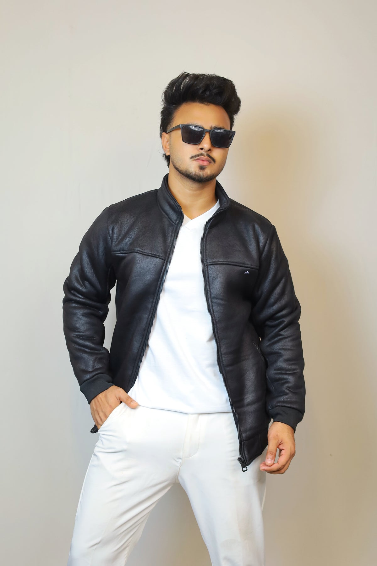 Black Colour Jacket |এটা লেদার নয়
