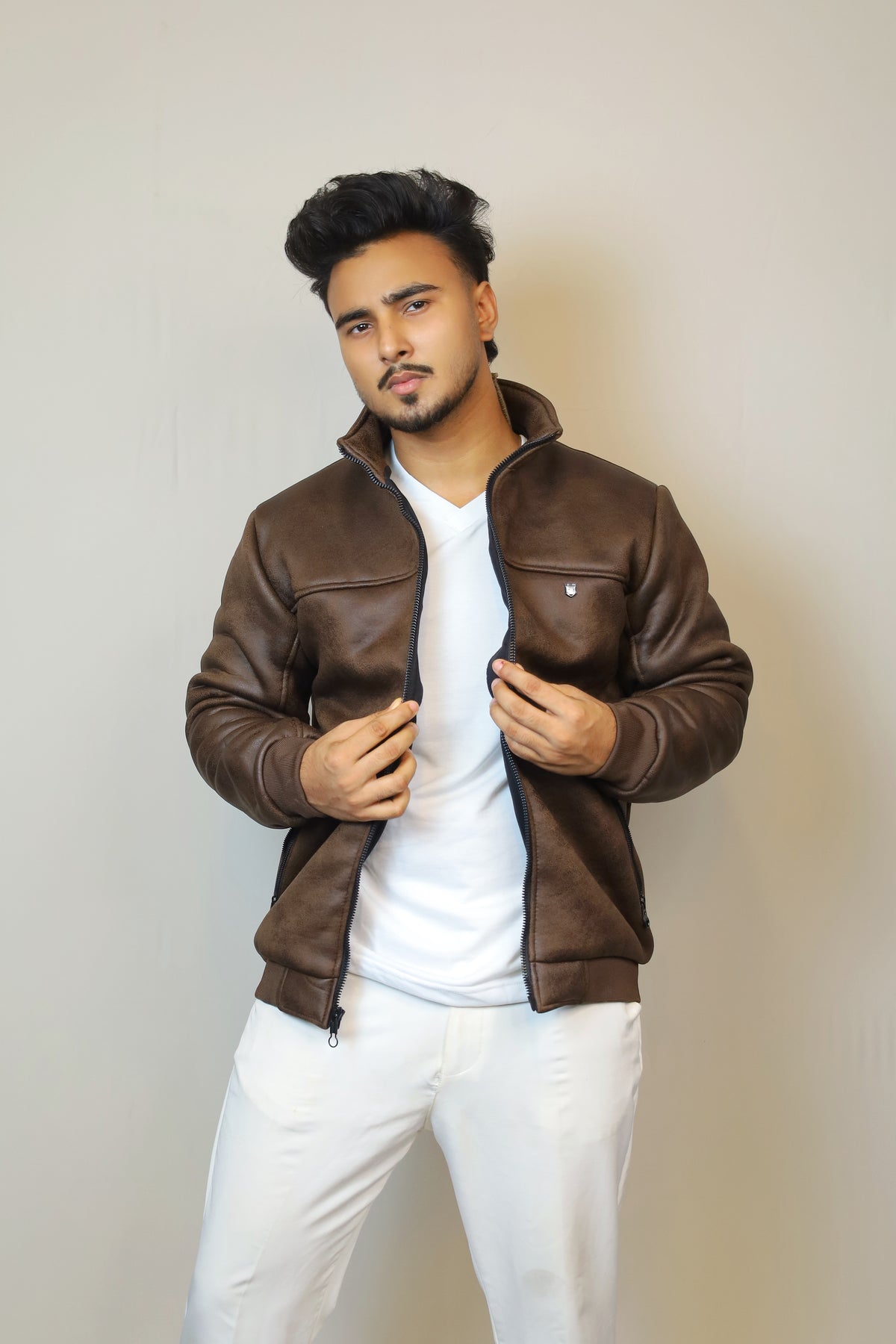 Chocolate Colour Jacket |এটা লেদার নয়