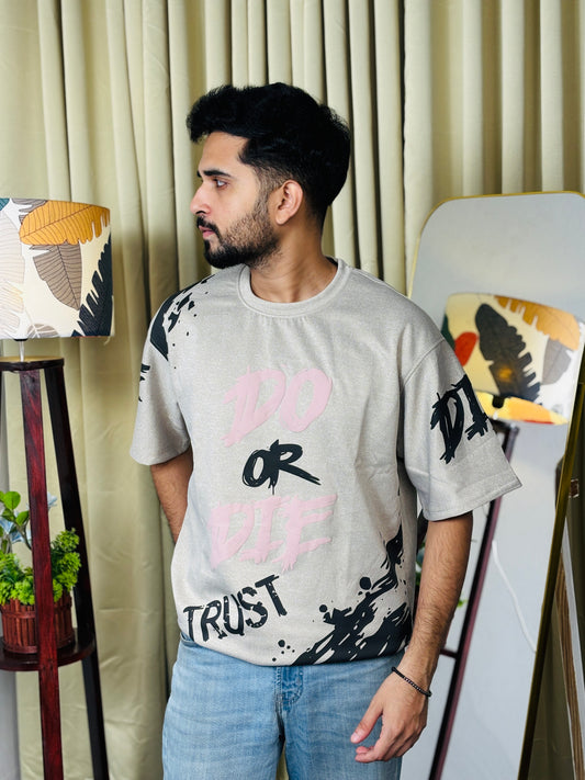 Cream Green Colour T-Shirt |DOD