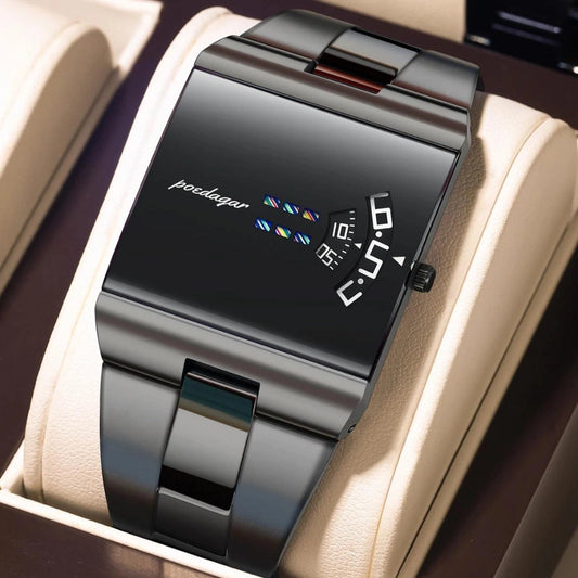 Poedagar 857 Black Men’s Luxury Quartz Watch