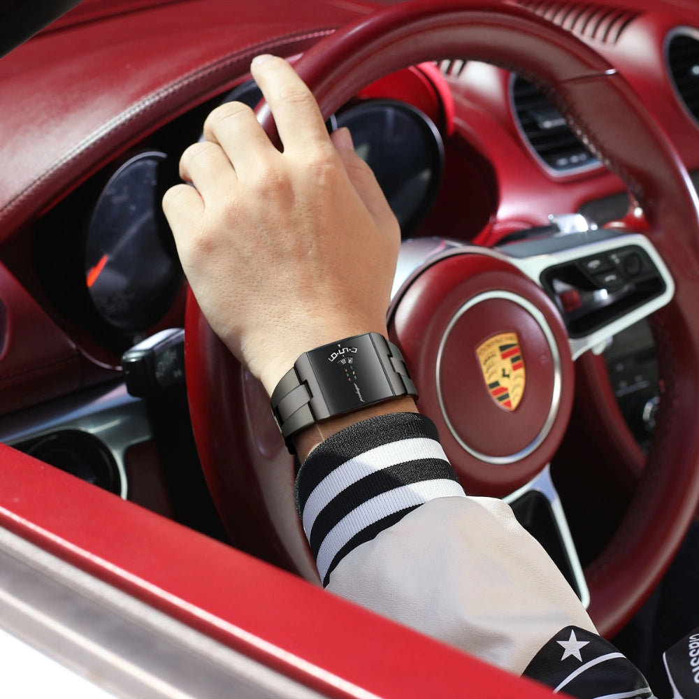 Poedagar 857 Black Men’s Luxury Quartz Watch