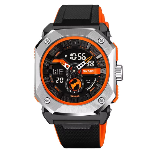 Skmei 2272 Black Orange Men’s Analog-Digital Watch