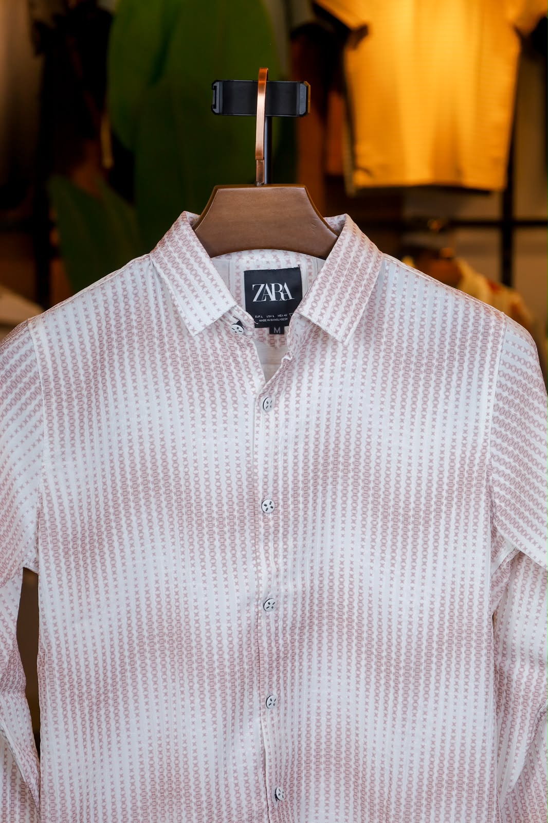Pink White Printed Shirt |Star