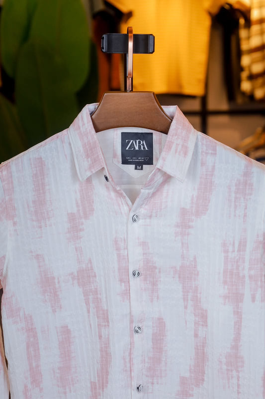 Pink White Printed Shirt |Marvel