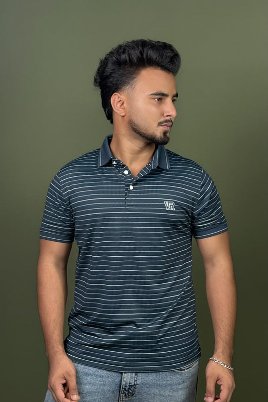Bottel Green Colour Polo T-Shirt|VR