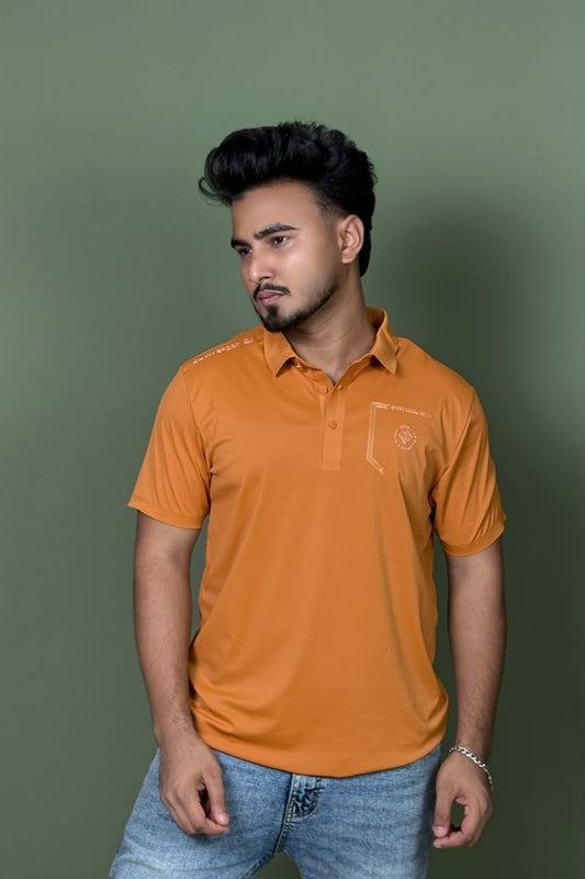 Orange Colour Polo T-Shirt |SLP