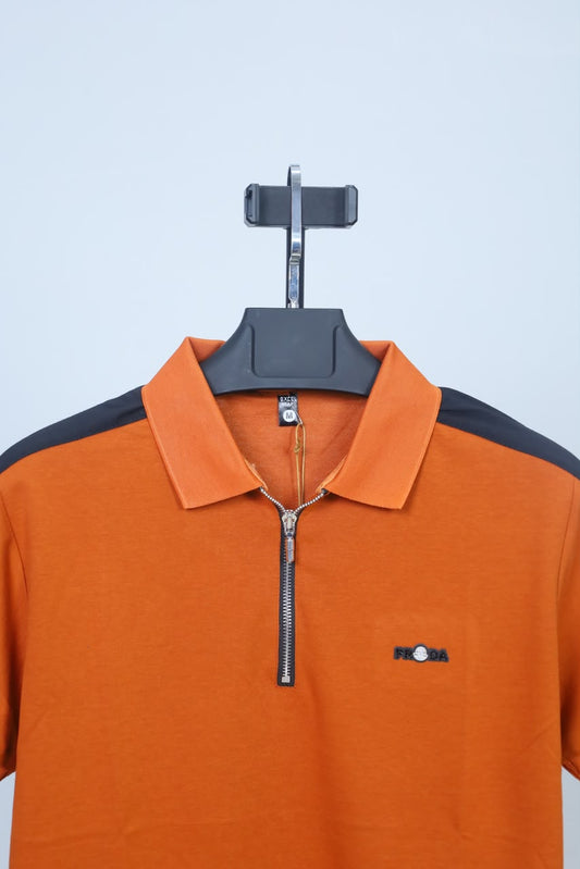 Orange Colour Polo T-Shirt |Prada