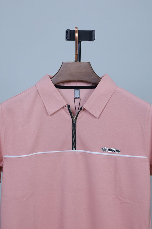 Light Pink Colour Polo T-Shirt |adidas