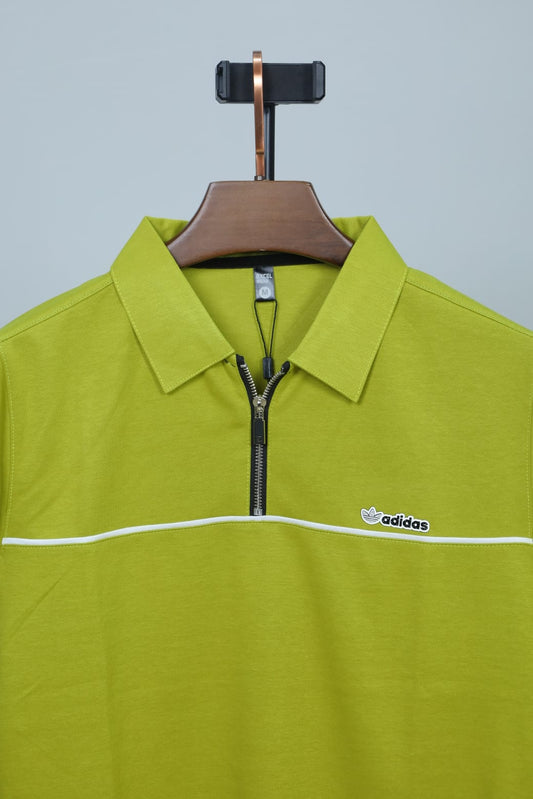 Yellow Green Colour Polo T-Shirt |adidas