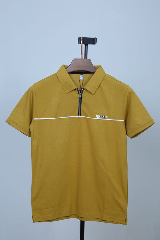 Mustard Colour Polo T-Shirt |adidas