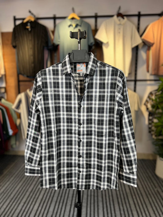 Black and white Colour Check Shirt | ck
