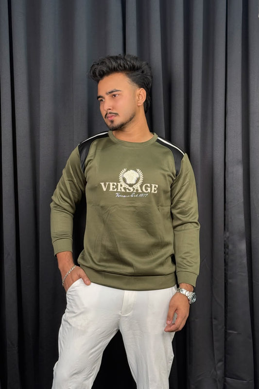 Olive Colour Sweatshirt |VES