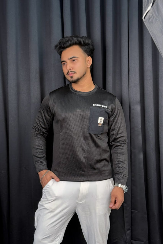 Black Colour Sweatshirt |ELS