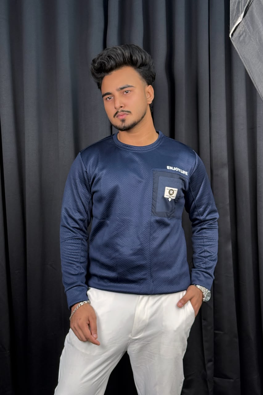 Navy Blue Colour Sweatshirt |ELS