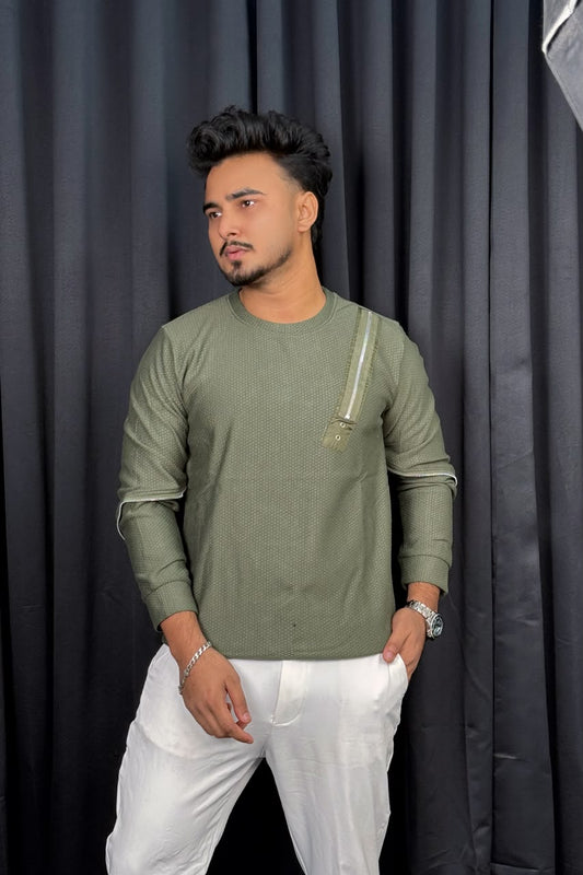 Olive Colour Sweatshirt |CZS
