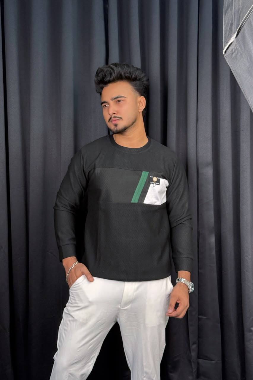 Black Colour Sweatshirt |QRS