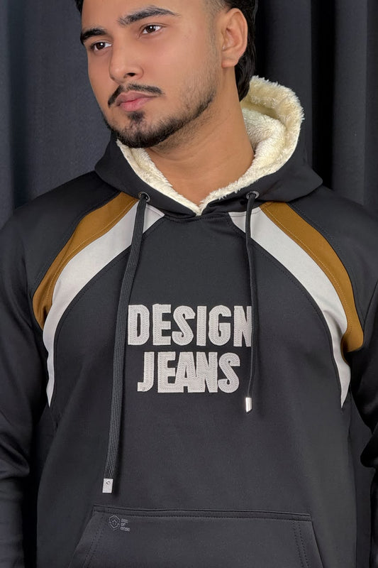 Black Colour Hoodie |DH