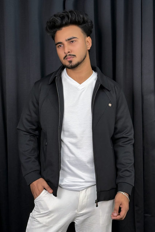 Black Colour Jacket |PCJ