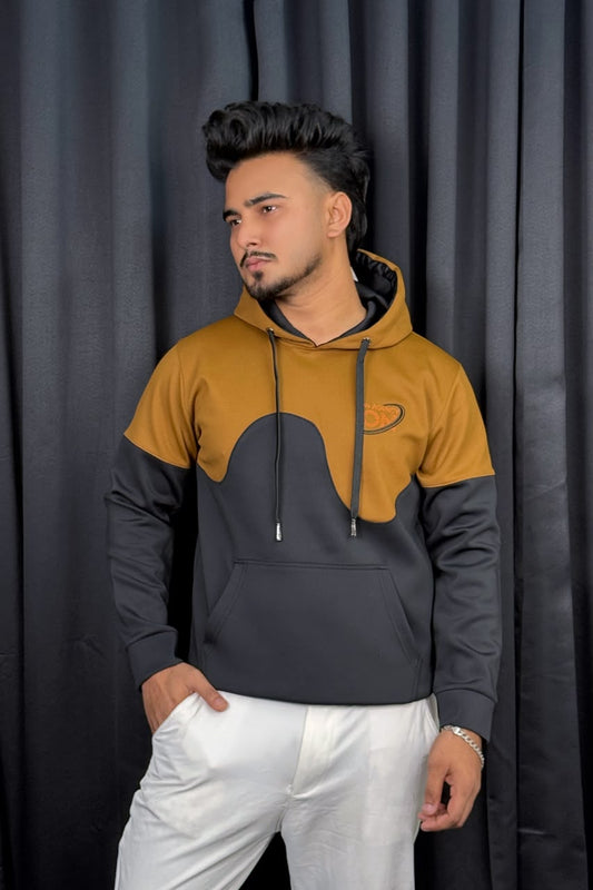 Mustard Contrast Hoodie |ONH