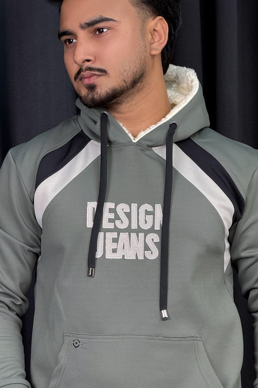 Sage Green Colour Hoodie |DH
