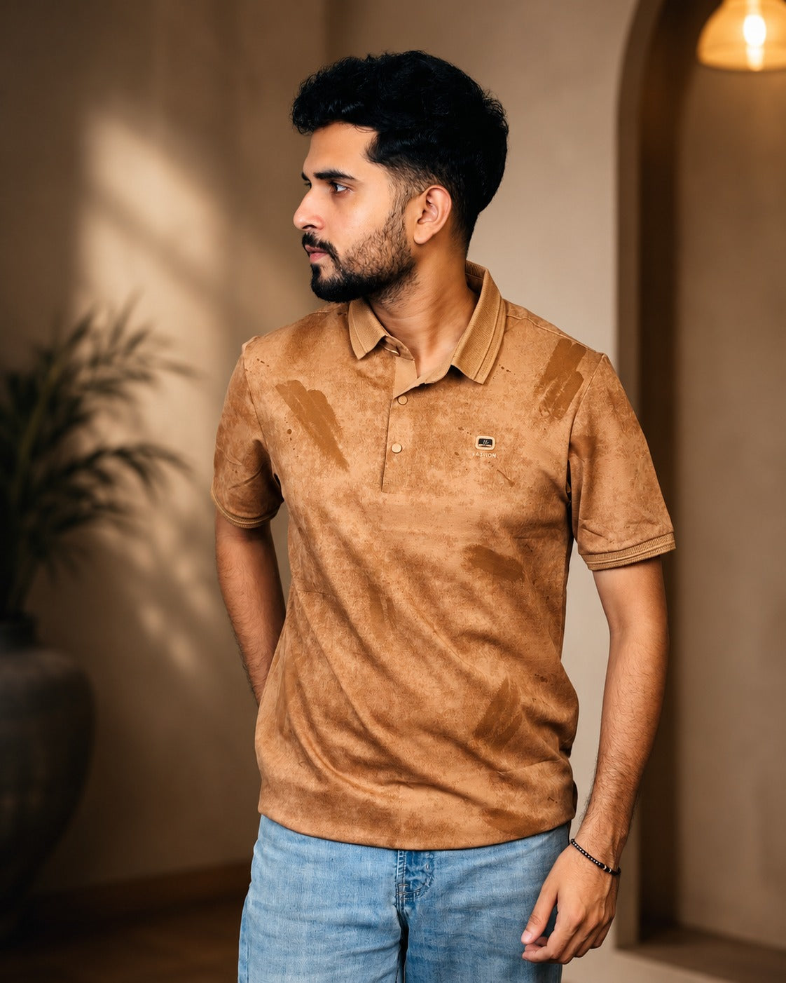 Camel Polo T-Shirt |CWP