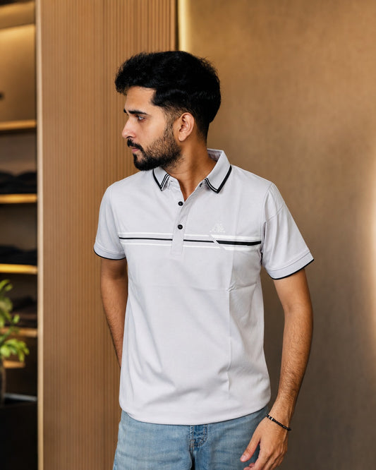 Off White Polo T-Shirt |NE1