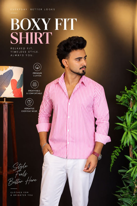 Pink Old Money Shirt|BOX