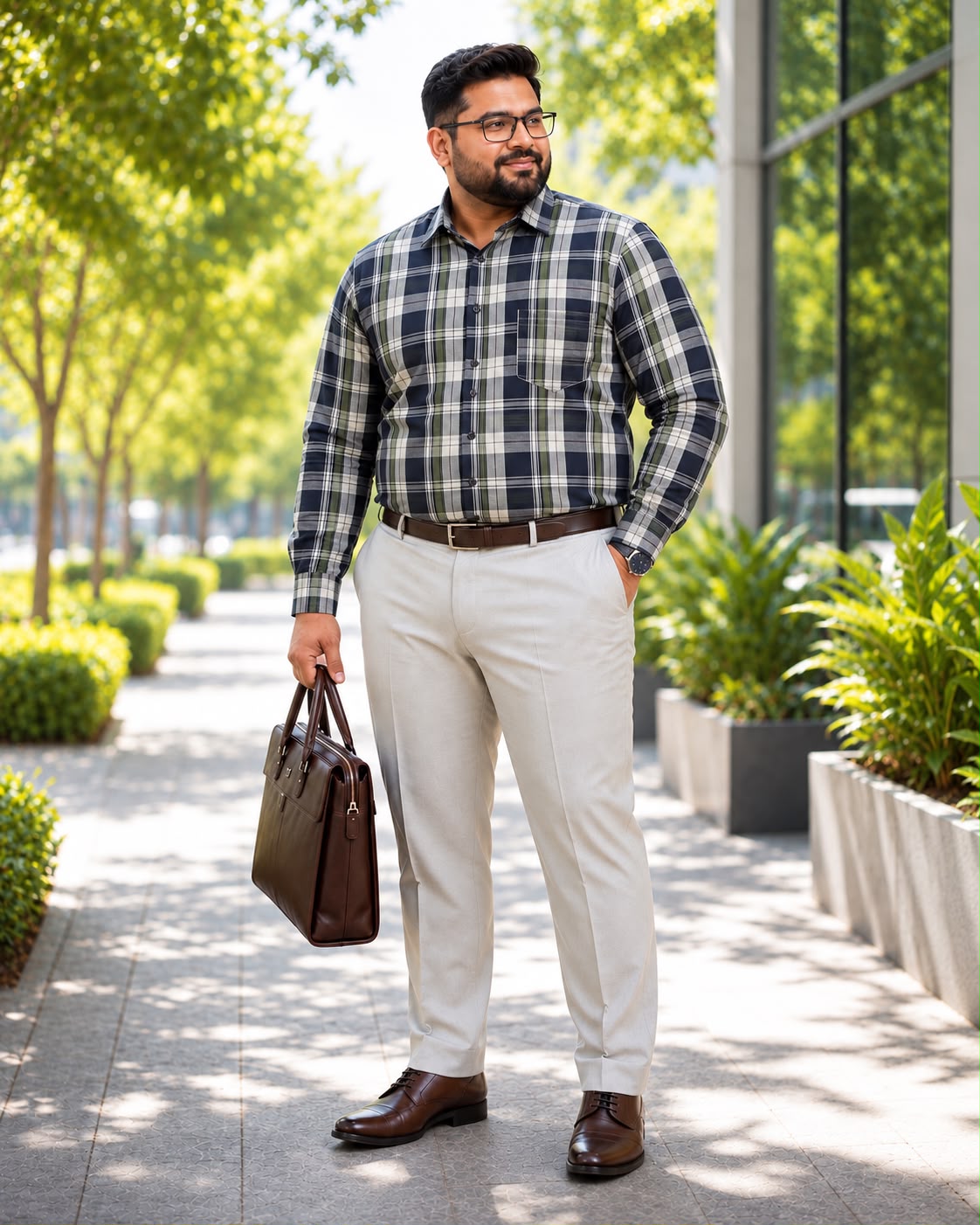 Black Olive Stripe Shirt-PSS
