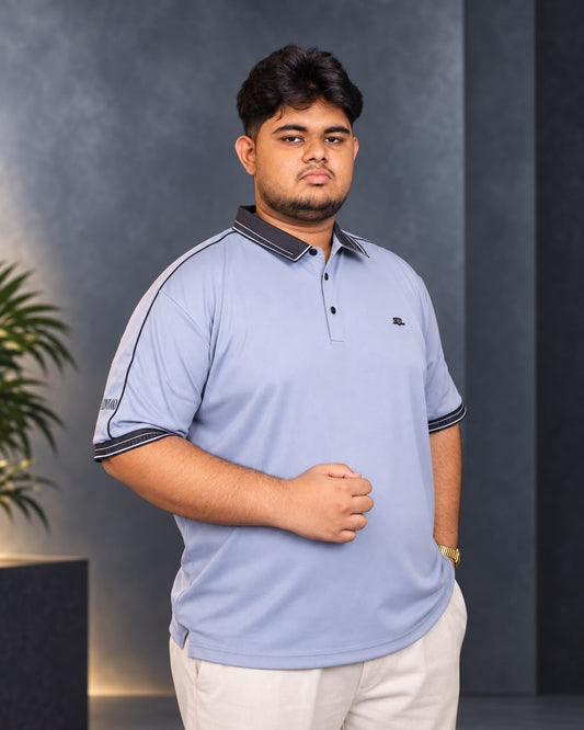 Sky Colour Polo T-Shirt|BRM