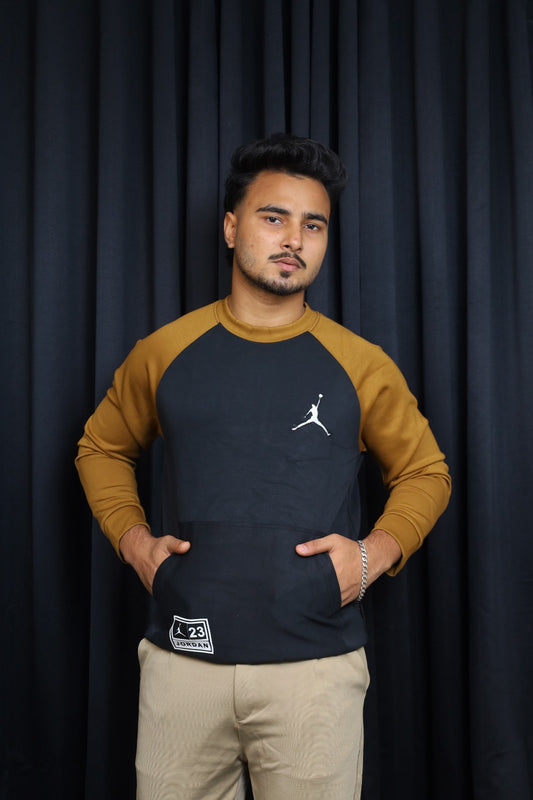 Black Colour Sweatshirt-JORDAN