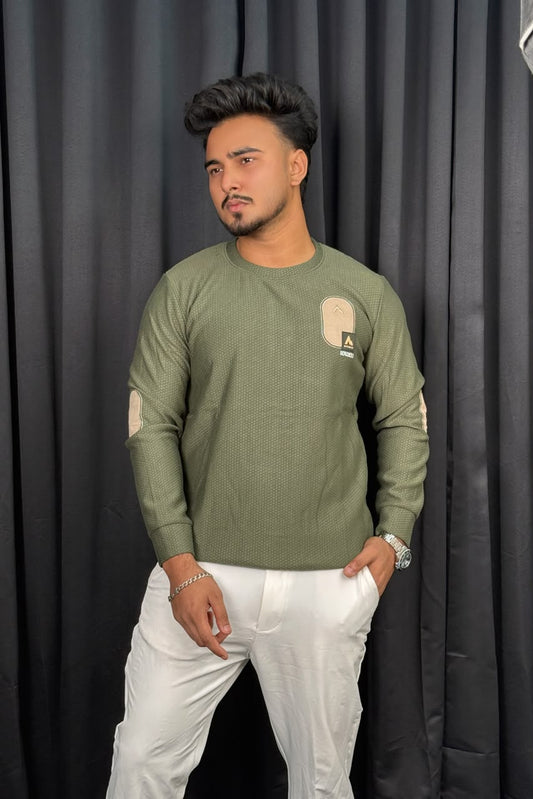 Olive Colour Sweatshirt |MKS