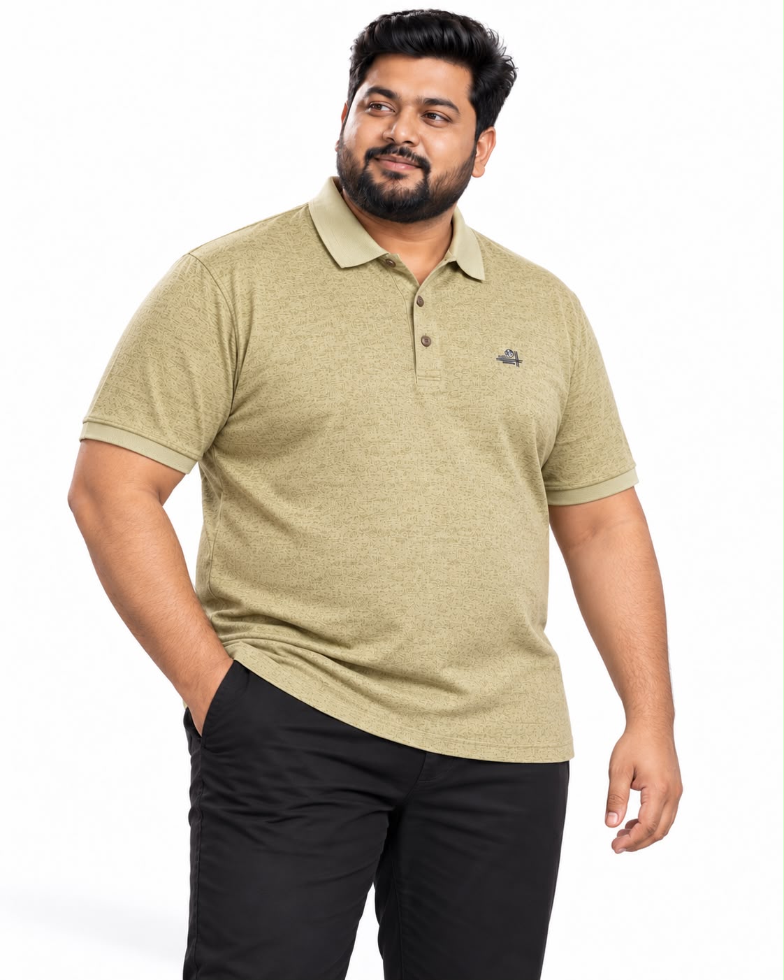 Khaki Colour Polo T-Shirt |TPS